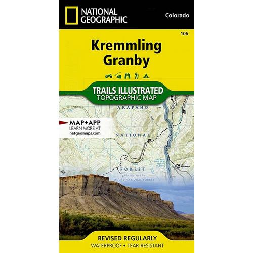 National Geographic Kremmling, Granby Map - Primary Image