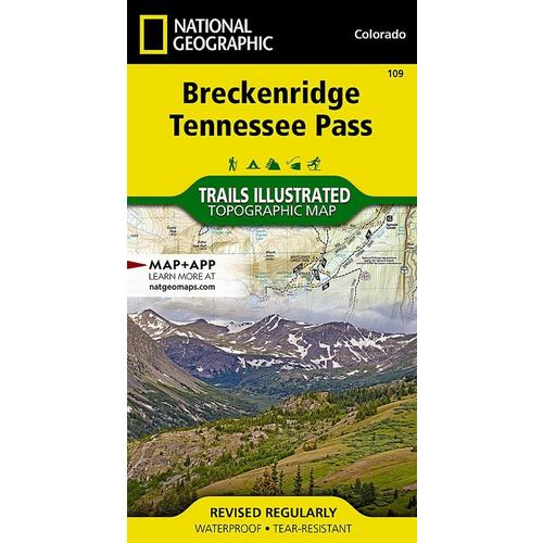National Geographic Breckenridge Tennessee Pass Map - Primary Image