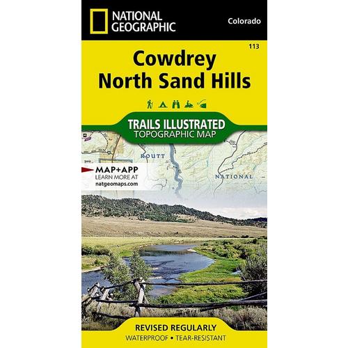 National Geographic Cowdrey, North Sand Hills Map - Primary Image