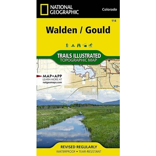 National Geographic Walden/Gould Trail Map - Primary Image