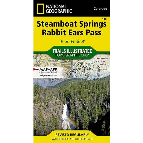 National Geographic Steamboat Springs, Rabbit Ears Pass Map - Primary Image