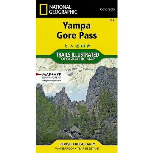 National Geographic Yampa, Gore Pass Map - Primary Image
