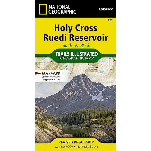 National Geographic Holy Cross, Ruedi Reservoir Map - Primary Image