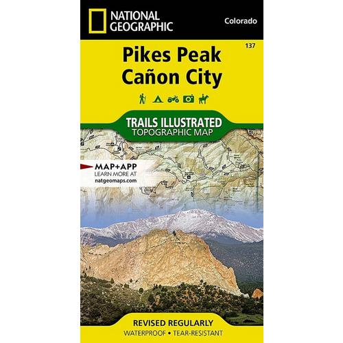National Geographic Pikes Peak, Cañon City Map - Primary Image