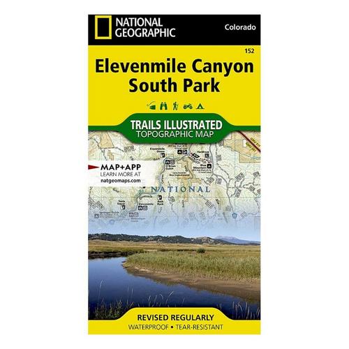 National Geographic Elevenmile Canyon, South Park Map - Primary Image