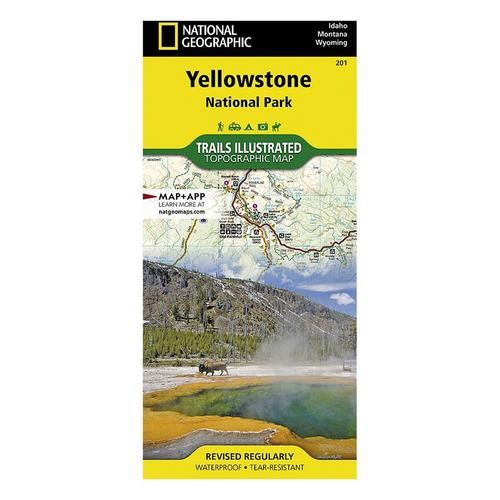 National Geographic Yellowstone National Park Map - Primary Image