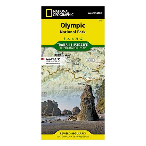 National Geographic 216 Olympic National Park Map - Primary Image