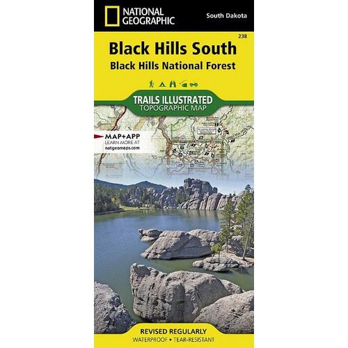 National Geographic Black Hills South Map - Primary Image