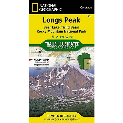 National Geographic Longs Peak Map - Primary Image