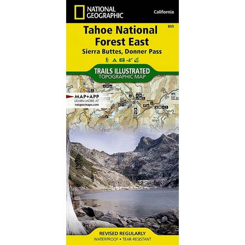 National Geographic Tahoe National Forest East Map - Primary Image