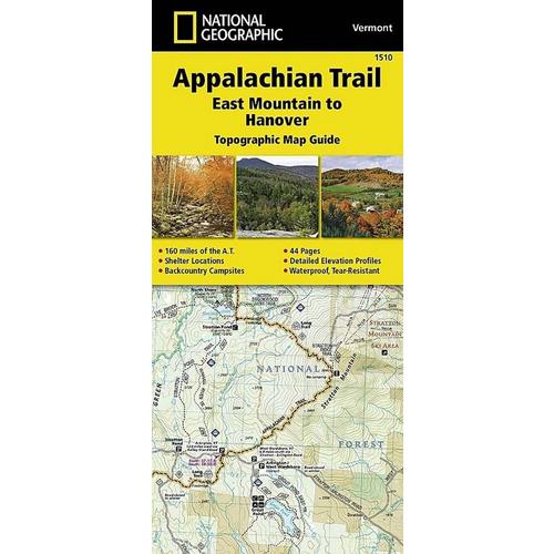 National Geographic Appalachian Trail: East Mountain to Hanover Map - Primary Image