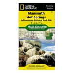 National Geographics Hot Springs: Yellowstone National Park NW Trail Map - Thumbnail 1 of 3