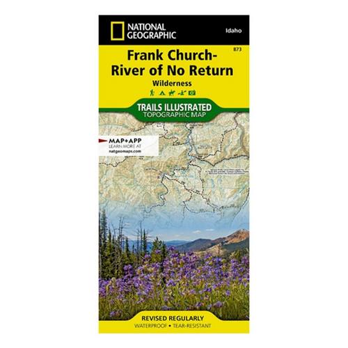 National Geographic 873 Frank Church River of No Return Wilderness Map - Primary Image