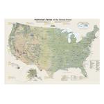 National Geographic Maps National Parks Of The US Map - Thumbnail 3 of 3