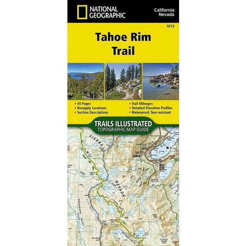 National Geographic Tahoe Rim Trail Map - Primary Image