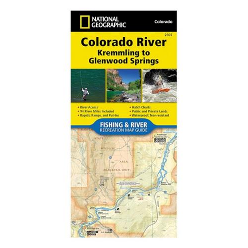 National Geographic 2307 Colorado River Kremmling to Glenwood Springs Map - Primary Image