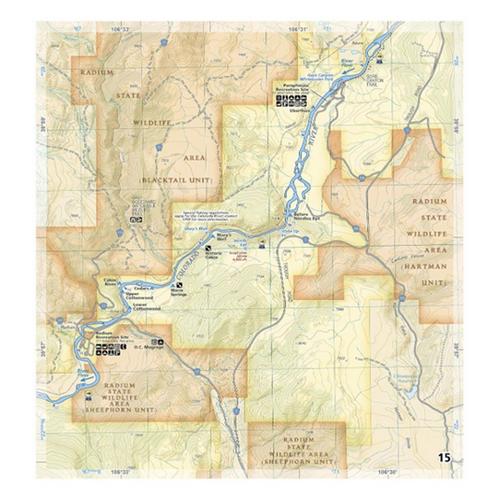 National Geographic 2307 Colorado River Kremmling to Glenwood Springs Map - Primary Image