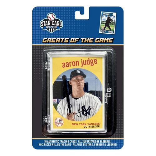 Star Card Surprise Greats Of The Game Baseball Trading Card Pack
