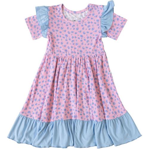 Girls' Laree + Co Lillian Bamboo Ruffle Spin Babydoll Dress - Primary Image
