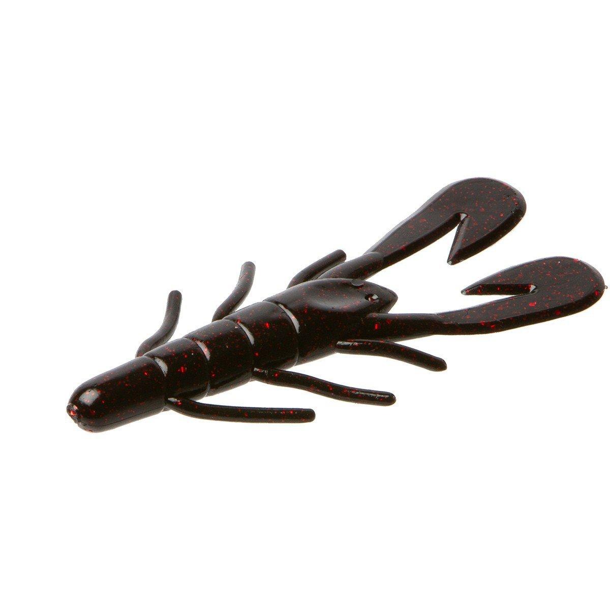 6093::Black Red - Zoom Bait Magnum UV Speed Craw