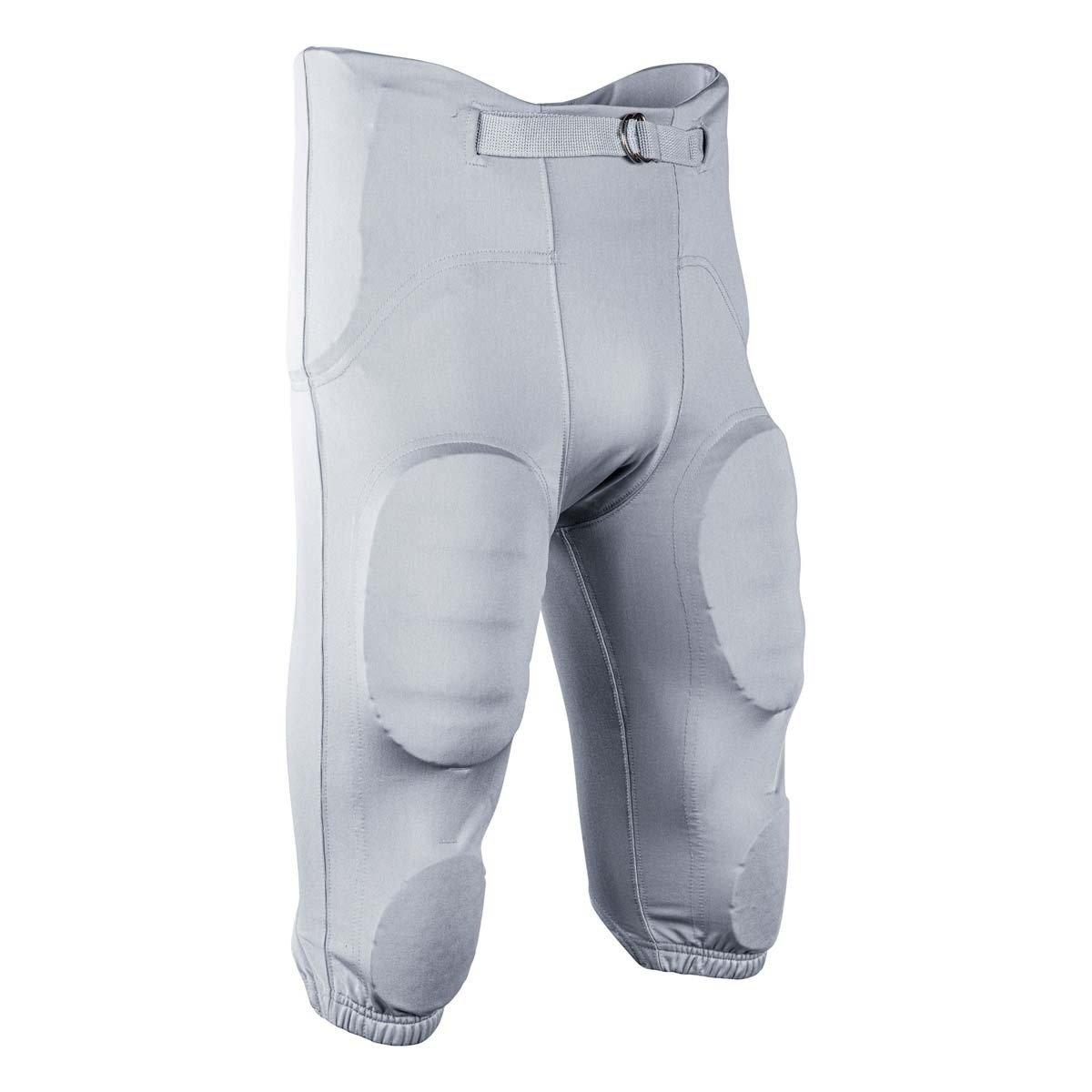 Champro Youth Terminator 3 Football Pants, XL, Silver