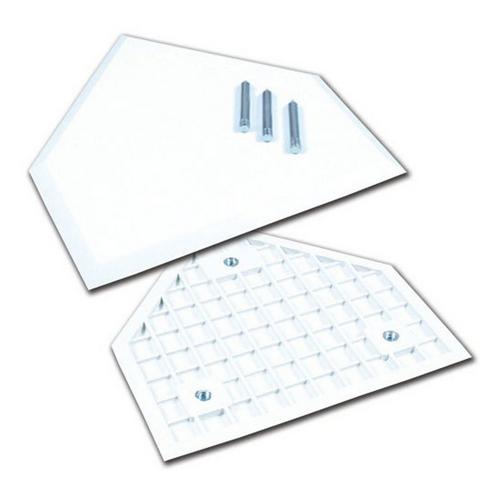 Champro Molded Rubber Home Plate with Spikes - Primary Image
