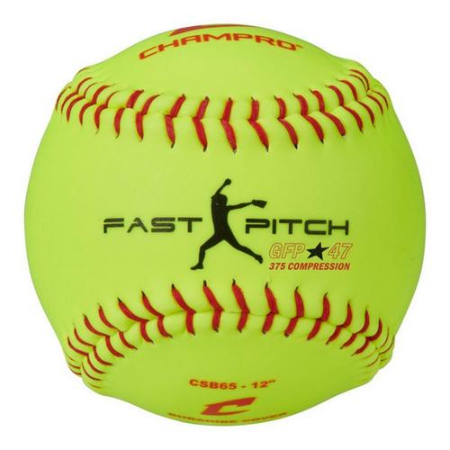 Champro 12" Recreational Fastpitch Softball - 1 Dozen - Primary Image