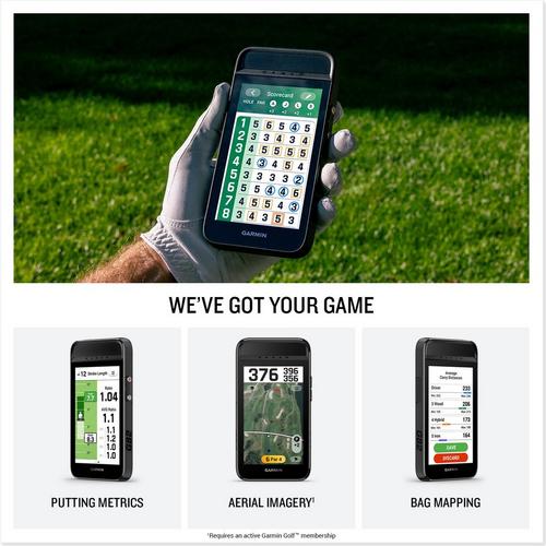 Garmin Approach G82 Launch Monitor and Premium GPS Golf Handheld