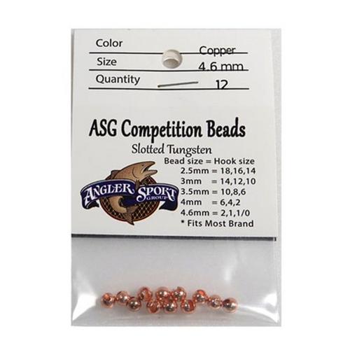 ASG Anodized Copper Slotted Tungsted Beads 36 pack - Primary Image