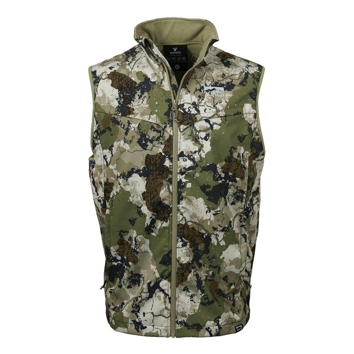 Men's King's Camo XKG Boulder Softshell Vest - King's Camo