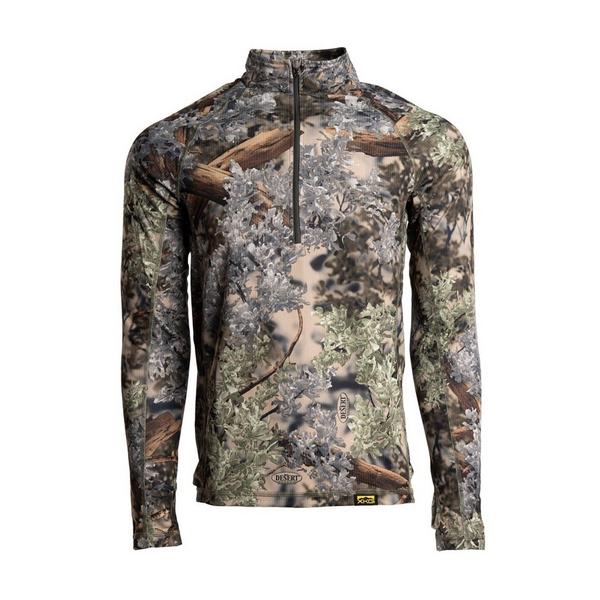 KING'S CAMO Men's  XKG Elevation Long Sleeve 1/4 Zip