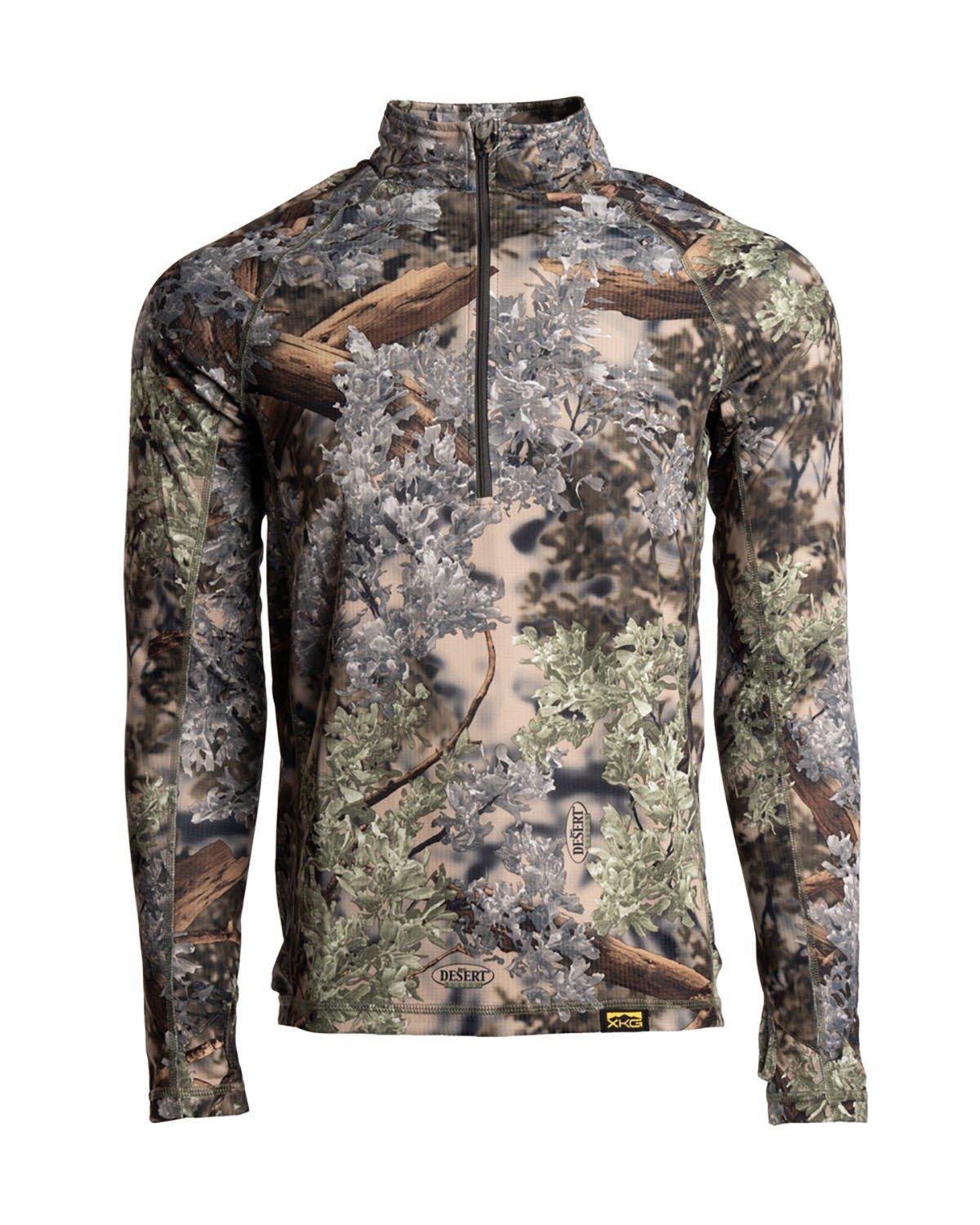 Men's King's Camo XKG Elevation Long Sleeve 1/4 Zip - King's Camo