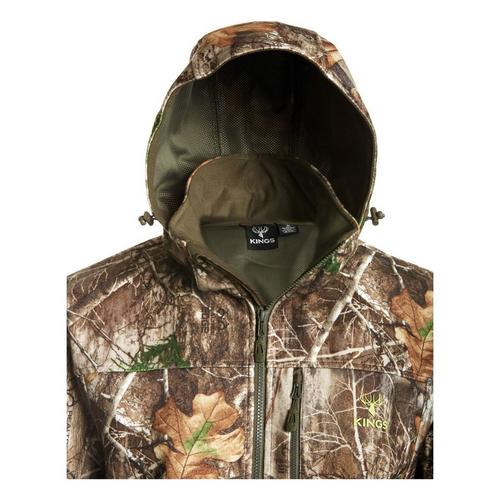 Men's King's Camo Hunter Wind-Defender Pro Hooded Fleece Jacket - Primary Image