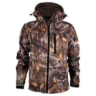 Women's King's Camo Womens Wind-Defender Pro Fleece Hooded Softshell Jacket - King's Camo