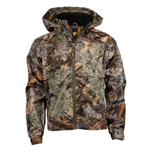 Youth King's Camo Climatex Rainwear Hooded Rain Jacket - Primary Image