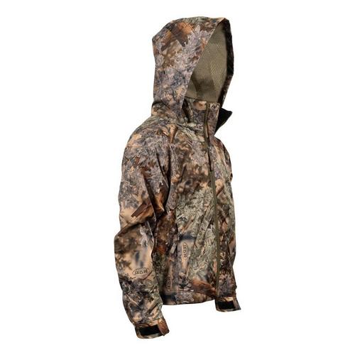 Youth King's Camo Climatex Rainwear Hooded Rain Jacket - Primary Image