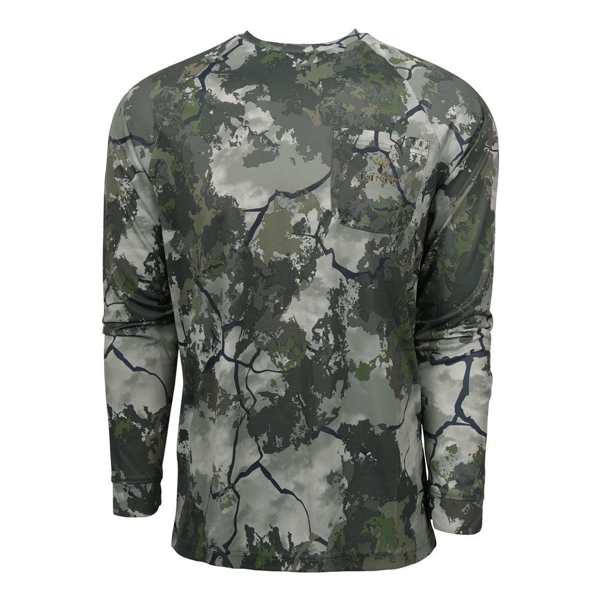 Men's King's Camo Long Sleeve T-Shirt - King's Camo