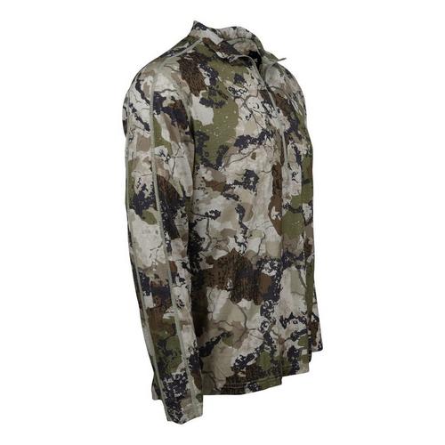 Men's King's Camo XKG Foundation 150 Merino Long Sleeve Mock Neck 1/2 Zip - Primary Image