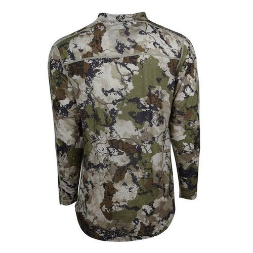 Men's King's Camo XKG Foundation 150 Merino Long Sleeve Mock Neck 1/2 Zip - Primary Image