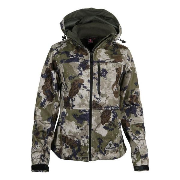 KING'S CAMO Women's  Womens Wind-Defender Pro Fleece Softshell Jacket