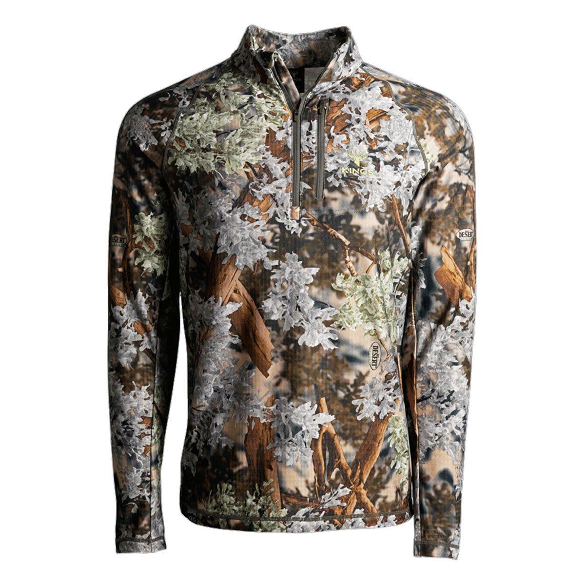 Men's King's Camo XKG Performance Fleece 1/4 Zip - King's Camo