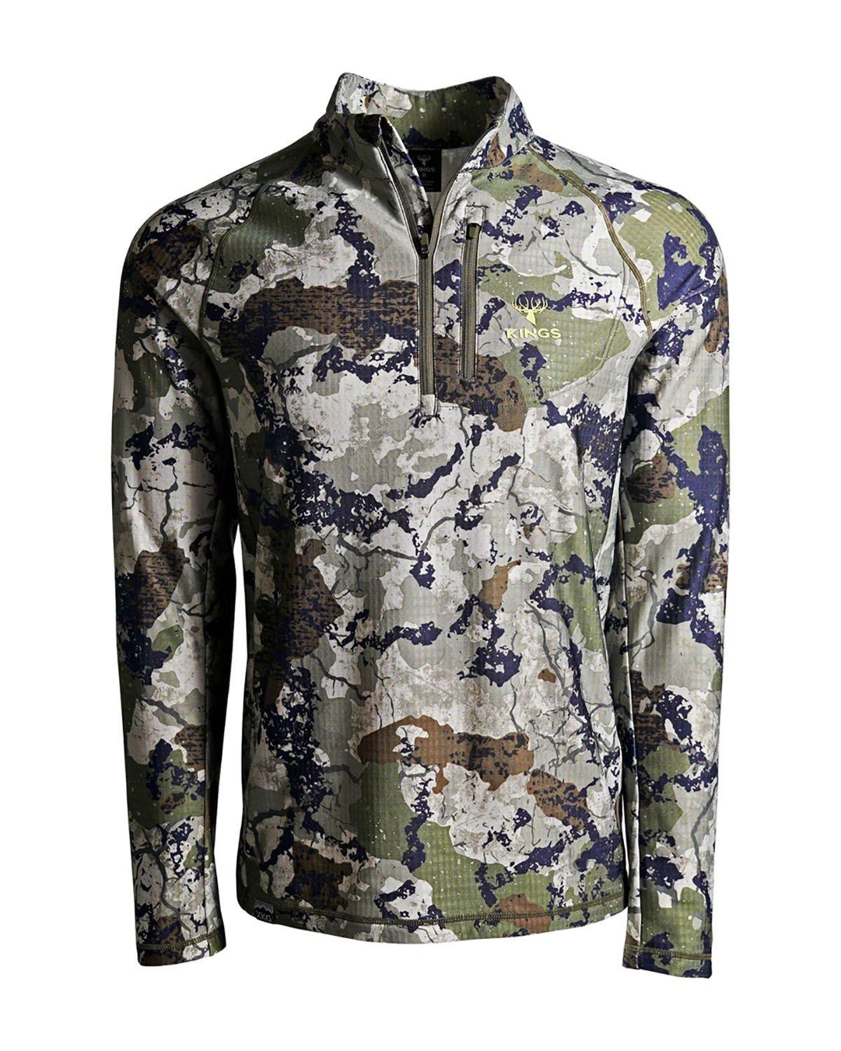 Men's King's Camo XKG Performance Fleece 1/4 Zip - King's Camo