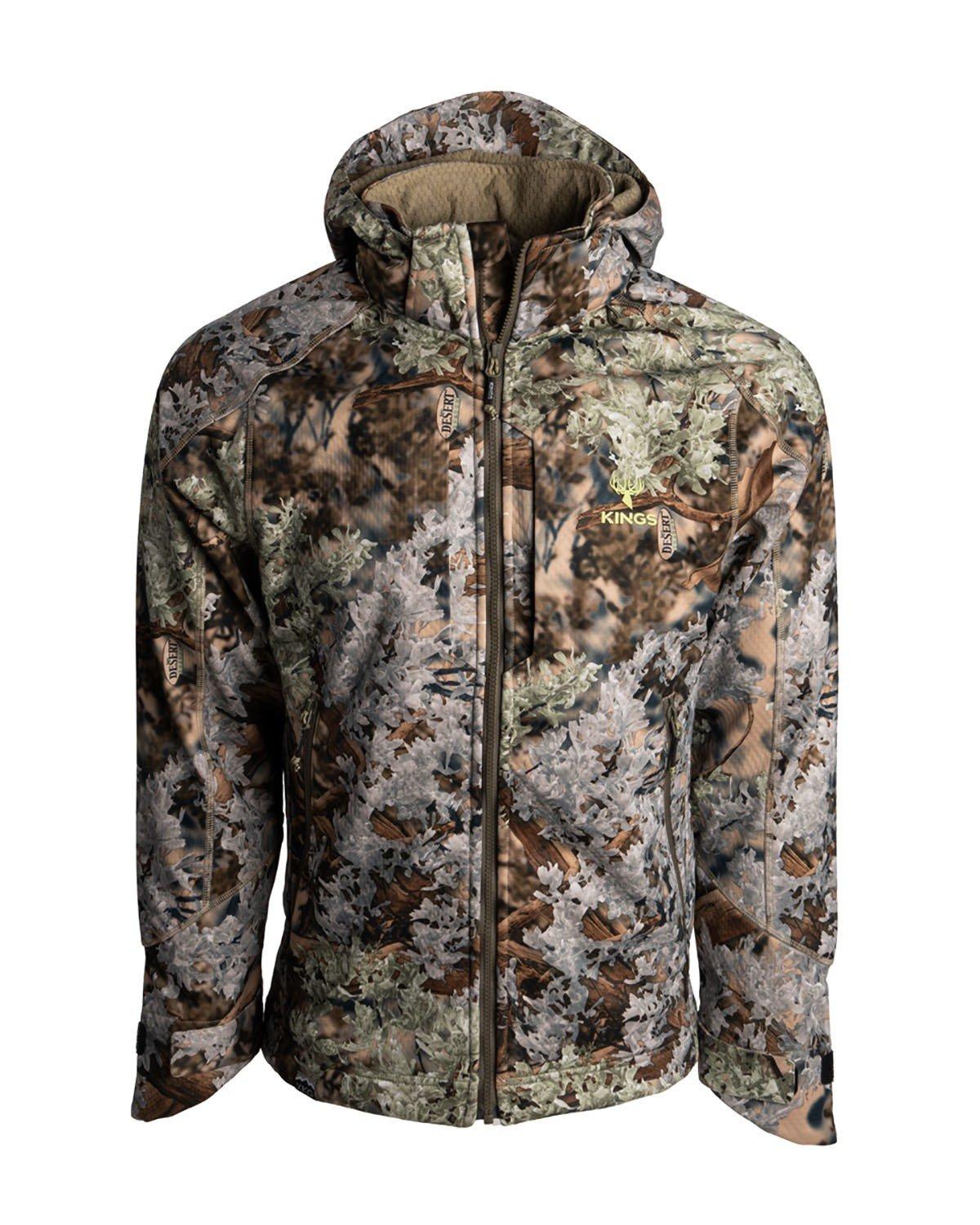 Men's King's Camo XKG Lone Peak Hooded Softshell Jacket - King's Camo