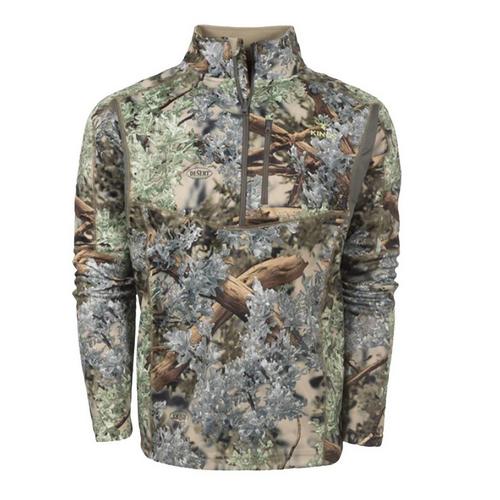 Men's King's Camo Long Sleeve 1/4 Zip - Primary Image