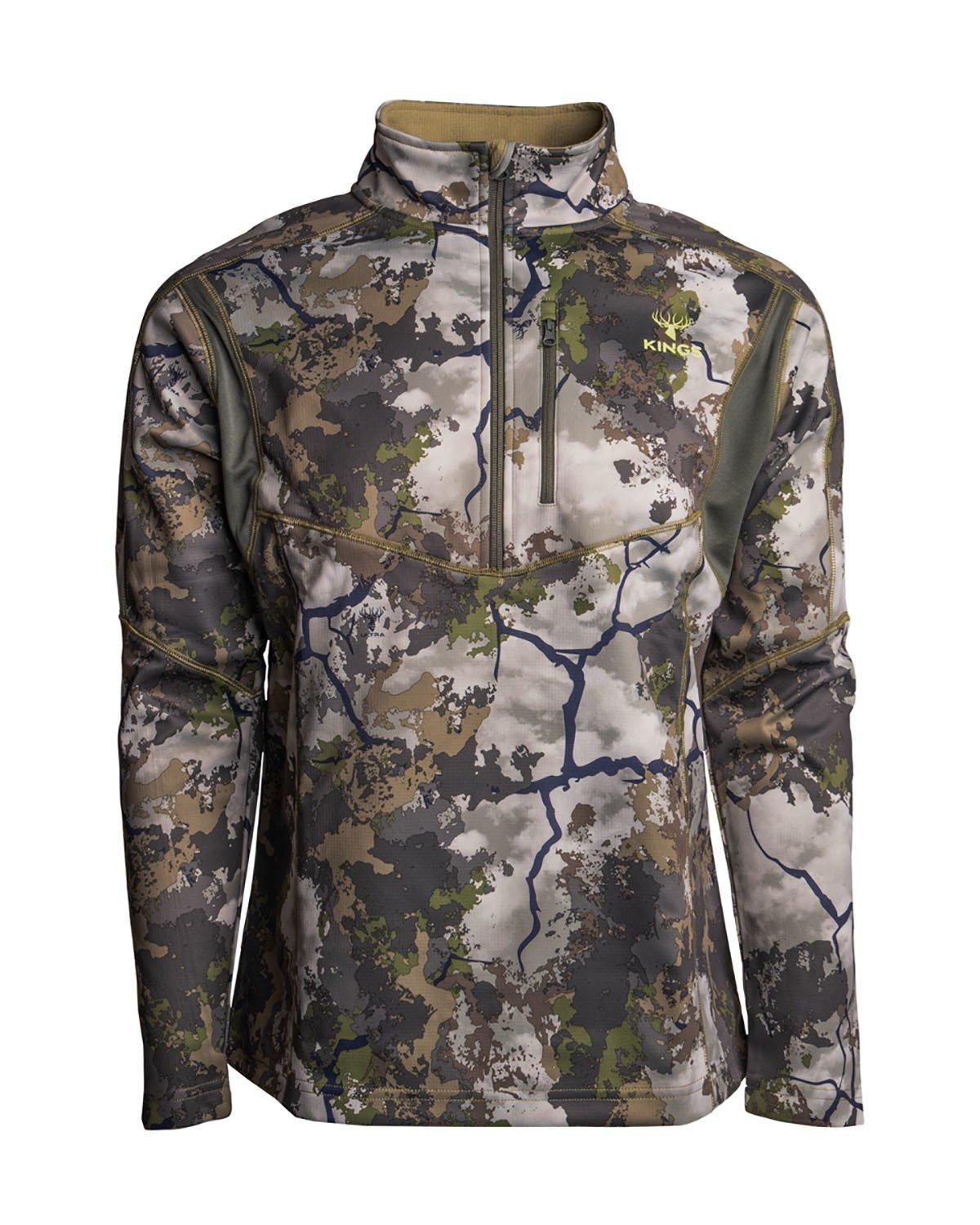 Men's King's Camo Hunter 1/4 Zip Pullover - King's Camo