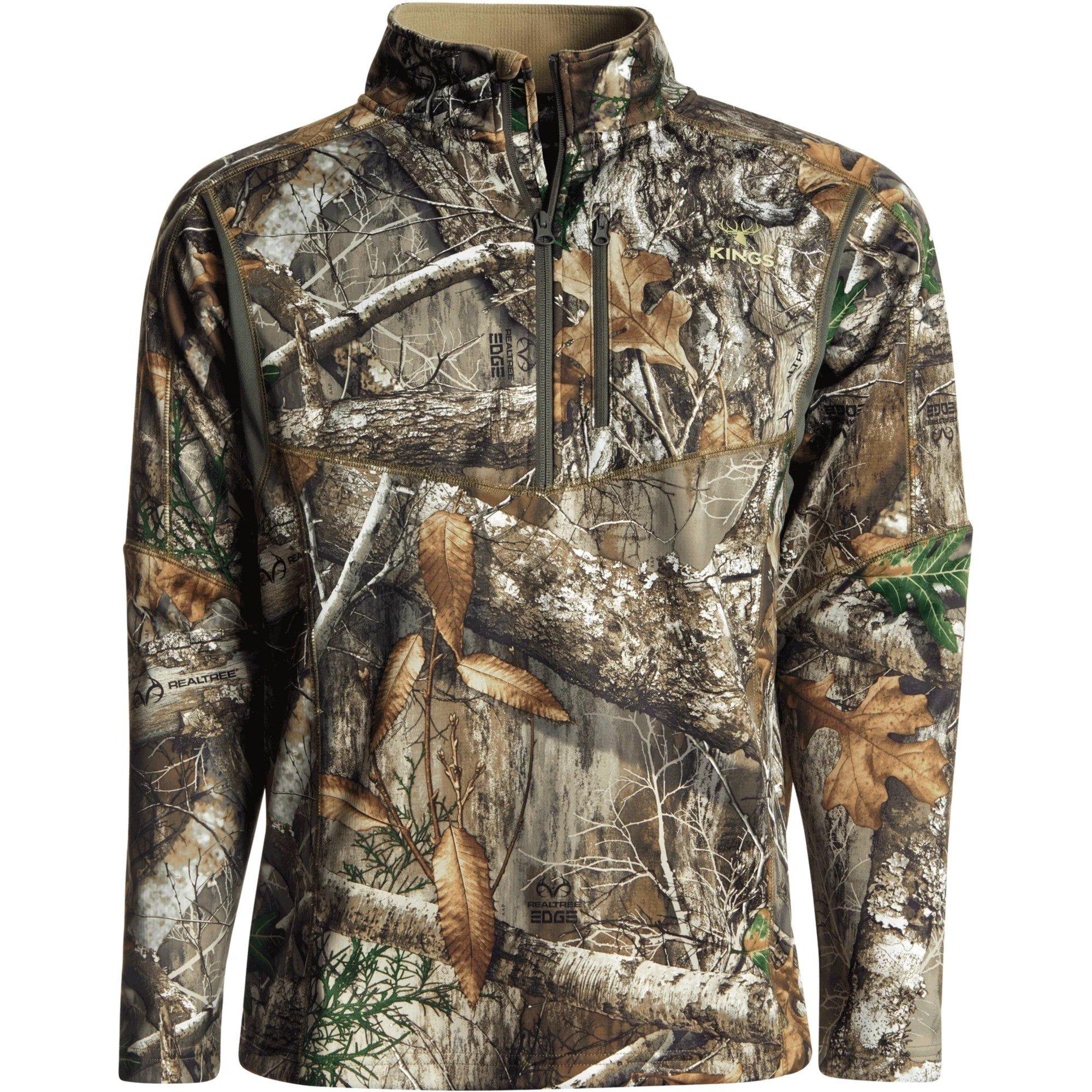 Men's King's Camo Hunter 1/4 Zip Pullover - King's Camo