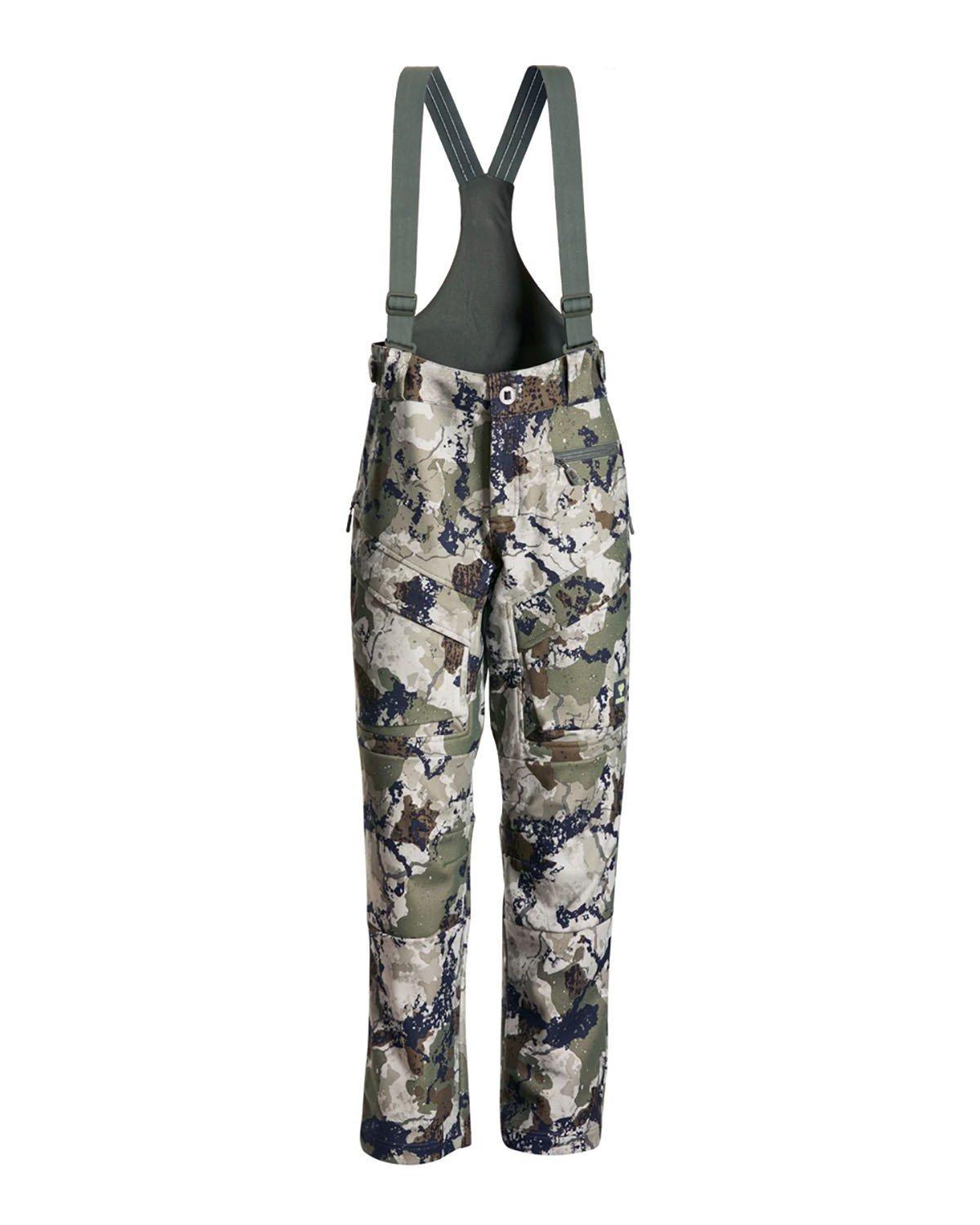 Women's King's Camo Hunter Wind-Defender Pro Fleece Bibs - King's Camo