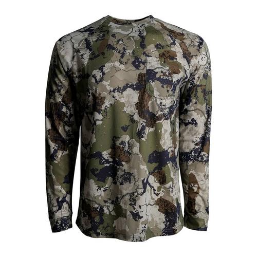 Men's King's Camo Long Sleeve T-Shirt - Primary Image