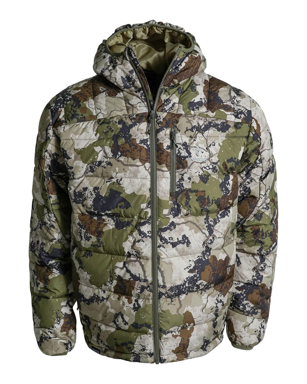Men's King's Camo Hunter Loft Hooded Puffer Jacket - King's Camo