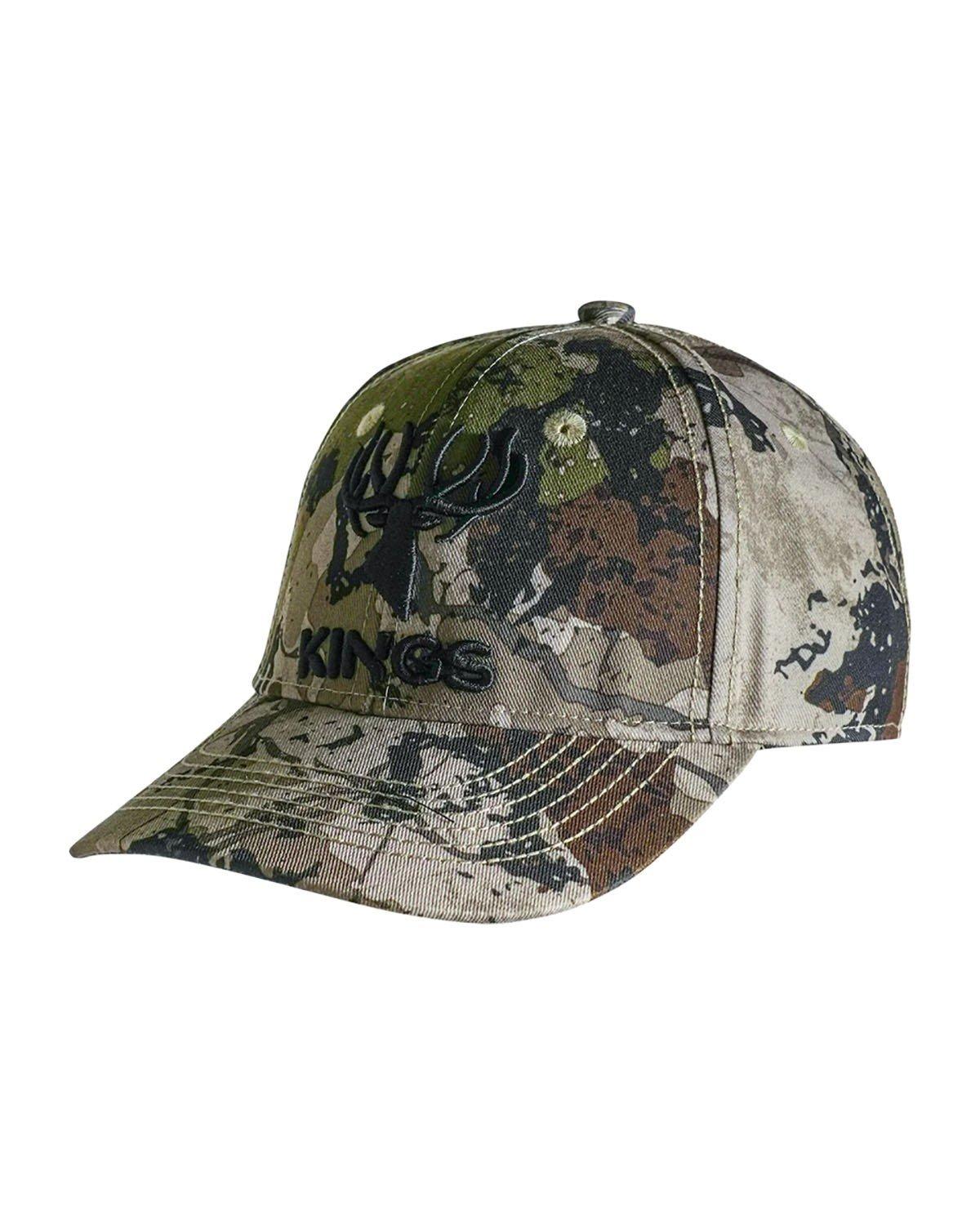 Youth King's Camo Embroidered Adjustable Hat - King's Camo